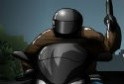 Motoros száguldás lövöldözéssel, üldözéssel, akciójátékba illő módon.