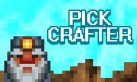 A Pick Crafter-ben  két népszerű játék kombinálódik: a Minecraft és a Cookie Clicker.