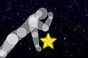 Egy bábut kell irányítanod az űrben, összeszedni az összes csillagot, és elkerülni a meteorokat.