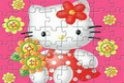 Kirakós játék különböző nehézségi fokozattal, Hello Kitty-vel.
