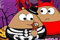 Most nagyon ügyelned kell kedvencedet a Pou játék alatt, mert kissé szeleburdi lesz. A Halloween kellős közepébe fogunk csöppenni, és egy felkiáltójel fogja jelezni az online játék alatt, ha jön az ellenőrzés.