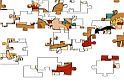 Kedvenc kőkorszaki szakijaink térnek vissza a puzzle játék során. Az online játék játszható könnyebb, de akár nehezebb üzemmódban is.