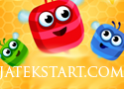 Aranyos online zuhatag játék. Cserélgesd a színes méheket.