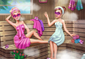 Kísérd el Barbie-t a szaunába. Itt is szépnek kell lenni!