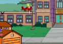 Védd meg a Simpson családot a támadóktól! Lődd le a rohamozókat!