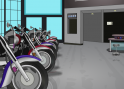 Próbálj meg kijutni ebből a motorkereskedésből! Nem lesz egyszerű!