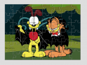 Töltsd a Halloween-t egy kis puzzle-el! Rakd ki most Garfield-ot!
