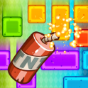 In this very colorful game, you need to tap groups of blocks of the same color to blast them and clear the board! Larger groups earn more points. Tapping ten or more blocks will earn you cool rewards! How many points can you score?